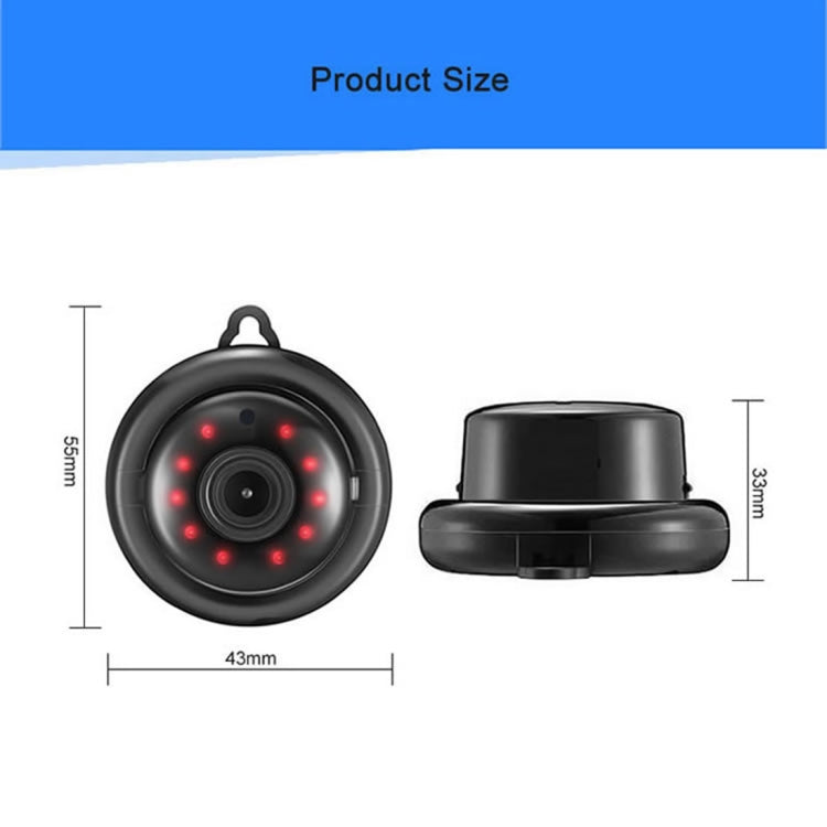 Anpwoo MN001 3518Ev200 1.0 MP Mini HD WiFi IP Camera with 6 PCS Infrared LEDs, Support Motion Detection & Night Vision & TF Card(Max 64GB), MN001 Anpwoo MN001 3518Ev200 1.0 MP Mini HD WiFi IP Camera with 6 PCS Infrared LEDs, Support Motion Detection & Night Vision & TF Card(Max 64GB), MN001